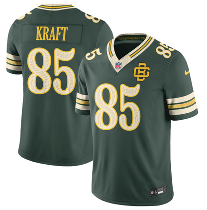 Men's Packers Green 2026 “Rivalries” Vapor Limited Stitched Jersey - All Player