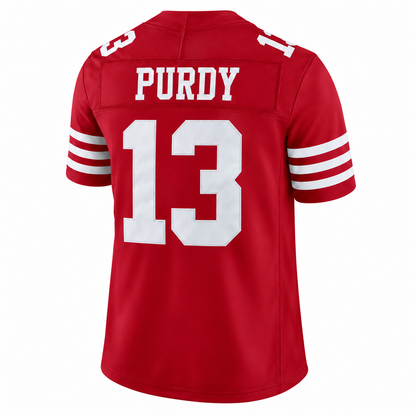 Men's Brock Purdy #13 San Francisco 49ers Team Vapor F.U.S.E. Stitched Limited Jersey