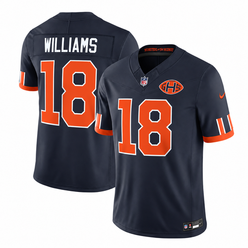 Men's Chicago Bears 2026 Rivalries Collection Stitched Limited Jersey - Navy