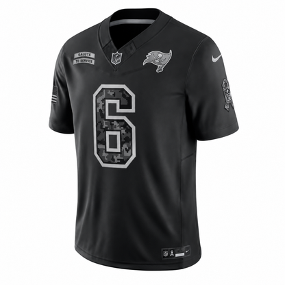 Men’s Puka Nacua #12 Los Angeles Rams Salute to Service Football Jersey – Black