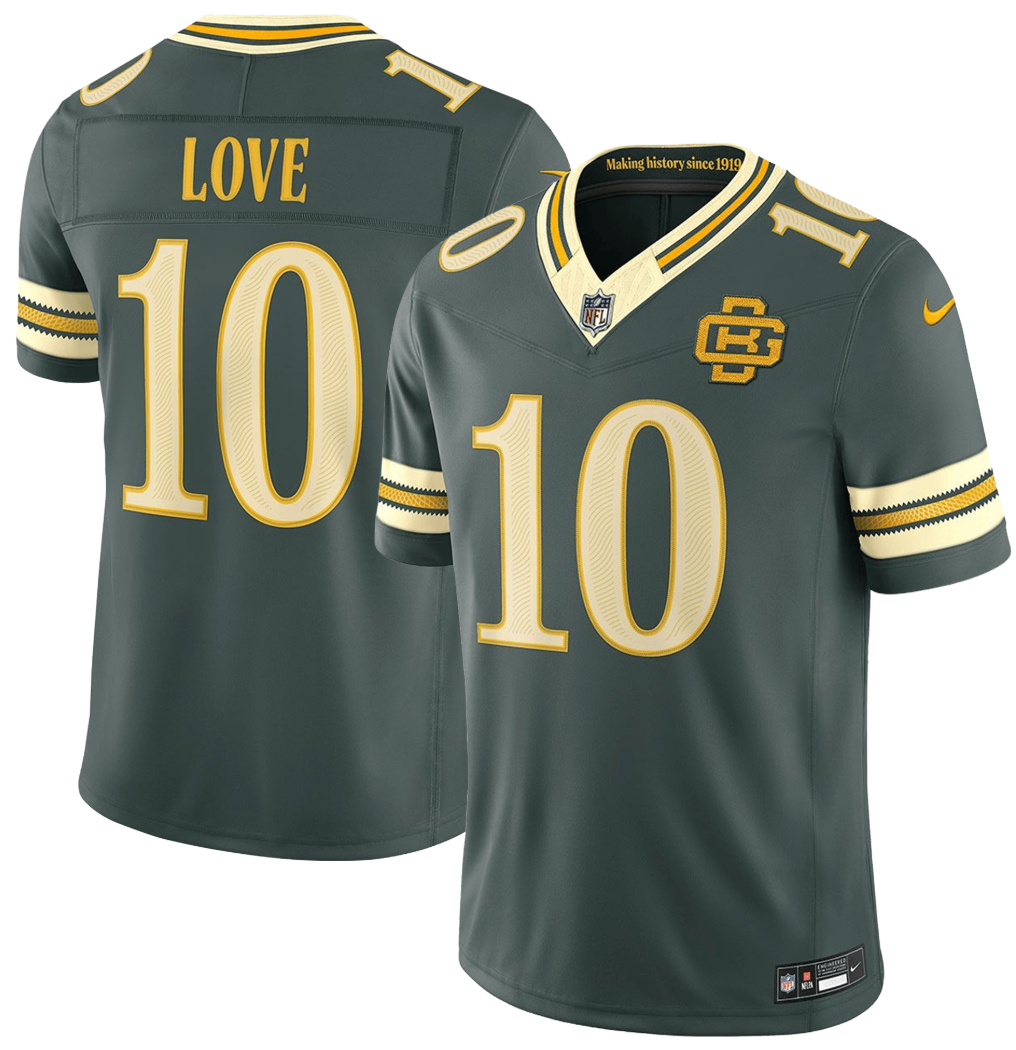 Men's Packers Green 2026 “Rivalries” Vapor Limited Stitched Jersey - All Player