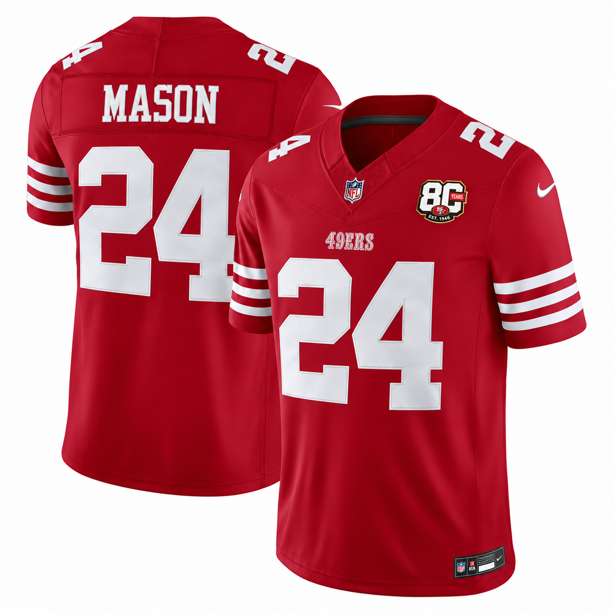 Men's San Francisco 49ers Team Vapor F.U.S.E. Stitched Limited Jersey