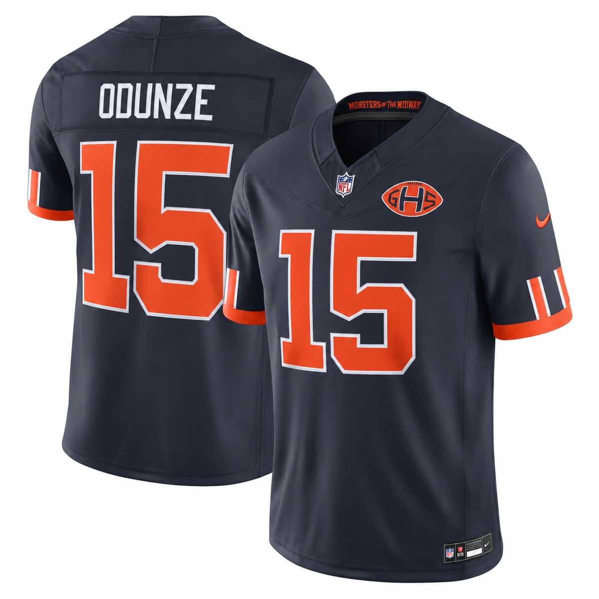 Men's Chicago Bears 2026 Rivalries Collection Stitched Limited Jersey - Navy