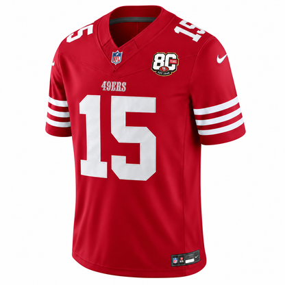 Men's Jauan Jennings #15 San Francisco 49ers Team Vapor F.U.S.E. Stitched Limited Jersey