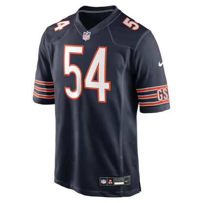 Men's Chicago Bears Brian Urlacher Navy Game Retired Player Jersey