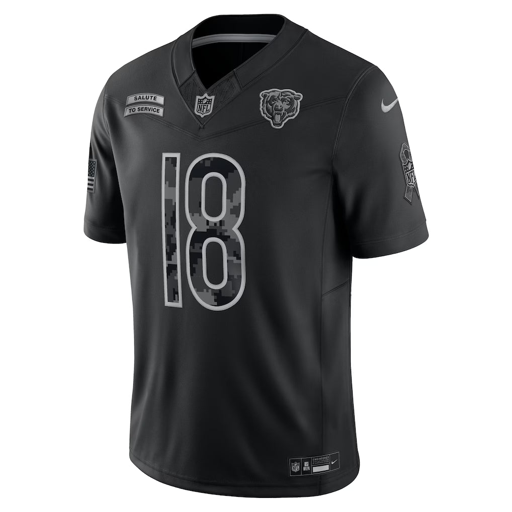 Men's Caleb Williams Chicago Bears 2026 Rivalries Collection Stitched Limited Jersey - Navy
