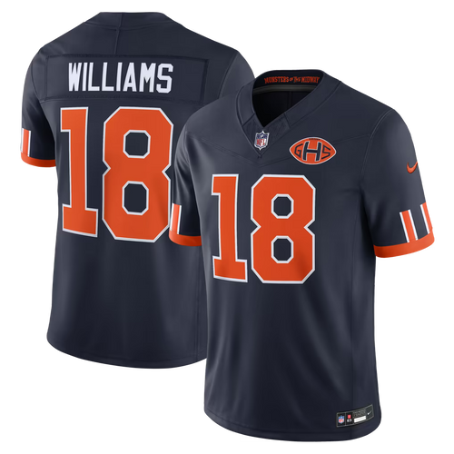 Men's Caleb Williams Chicago Bears 2026 Rivalries Collection Stitched Limited Jersey - Navy