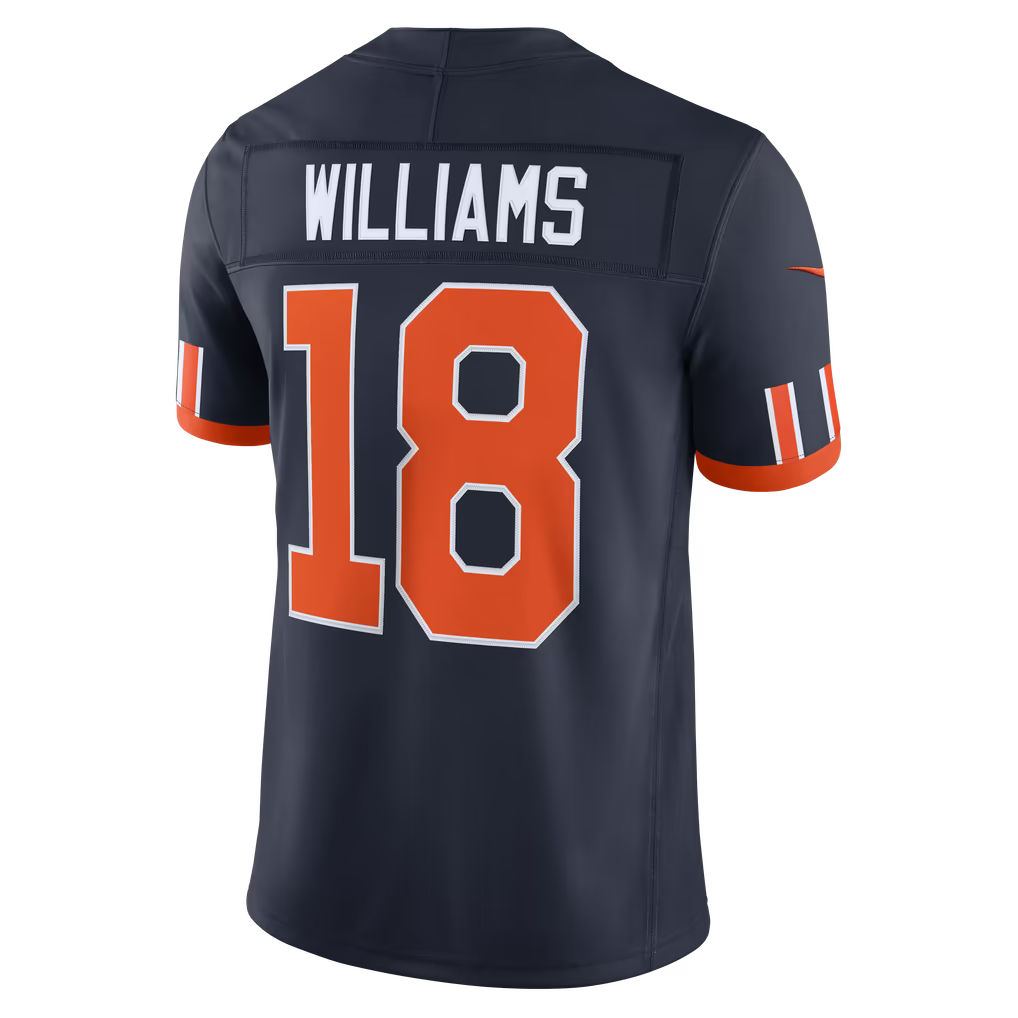 Men's Caleb Williams Chicago Bears 2026 Rivalries Collection Stitched Limited Jersey - Navy