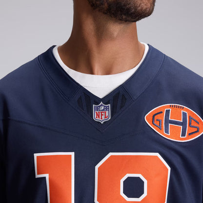 Men's Caleb Williams Chicago Bears 2026 Rivalries Collection Stitched Limited Jersey - Navy
