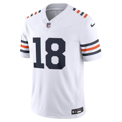 Men's Caleb Williams White Chicago Bears Alternate Vapor F.U.S.E. Stitched Limited Jersey