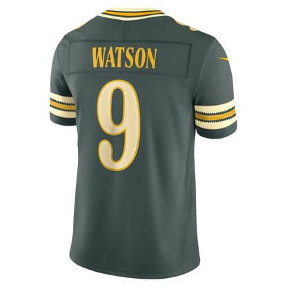 Men's Christian Watson Green Bay Packers 2026 Rivalries Collection Stitched Limited Jersey - Green
