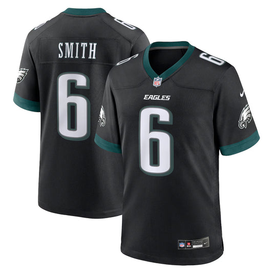 Men's DeVonta Smith Black Philadelphia Eagles Alternate Game Jersey