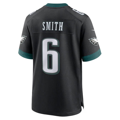 Men's DeVonta Smith Black Philadelphia Eagles Alternate Game Jersey