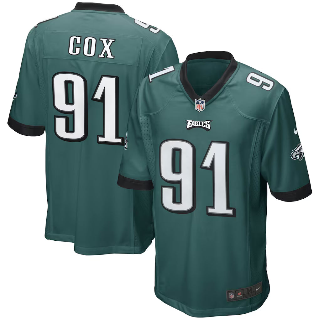 Men's Fletcher Cox Midnight Green Philadelphia Eagles Game Player - Jersey