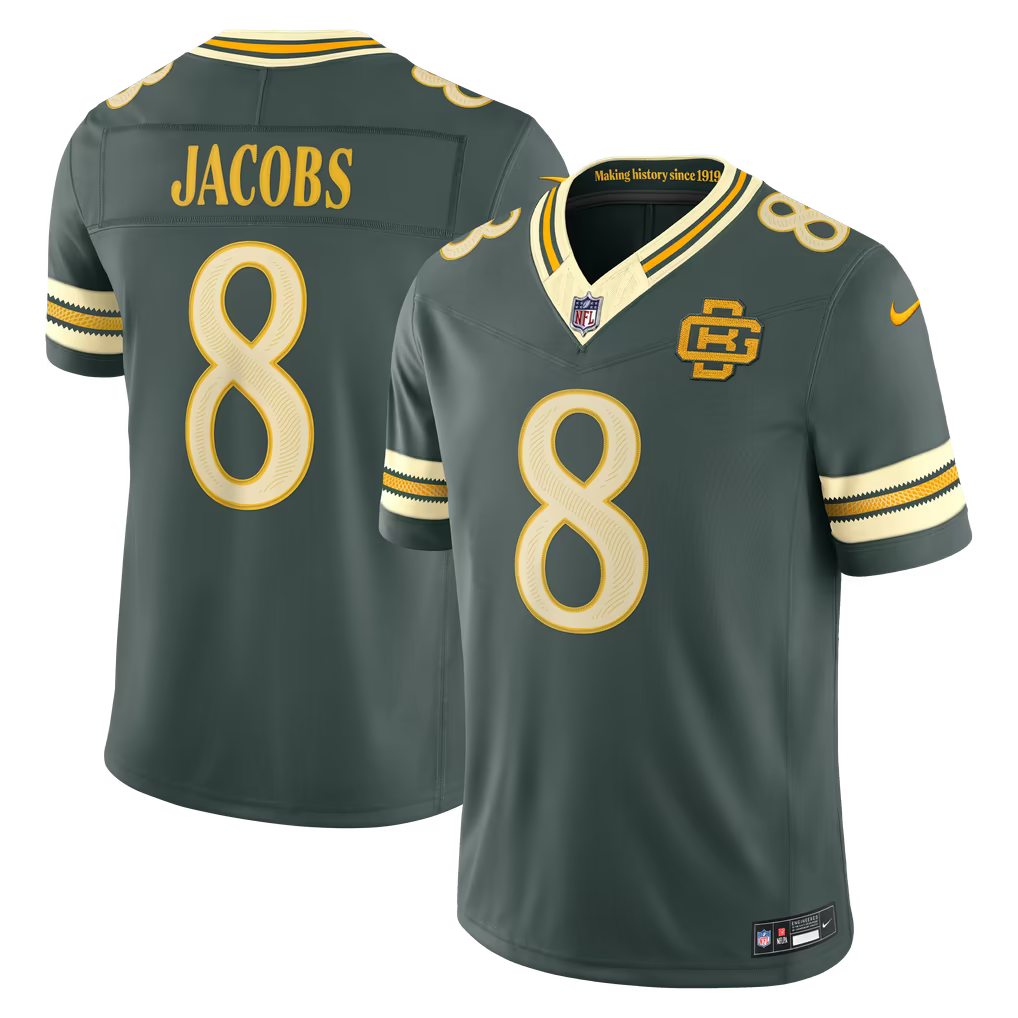 Men's Packers Green 2026 “Rivalries” Vapor Limited Stitched Jersey - All Player