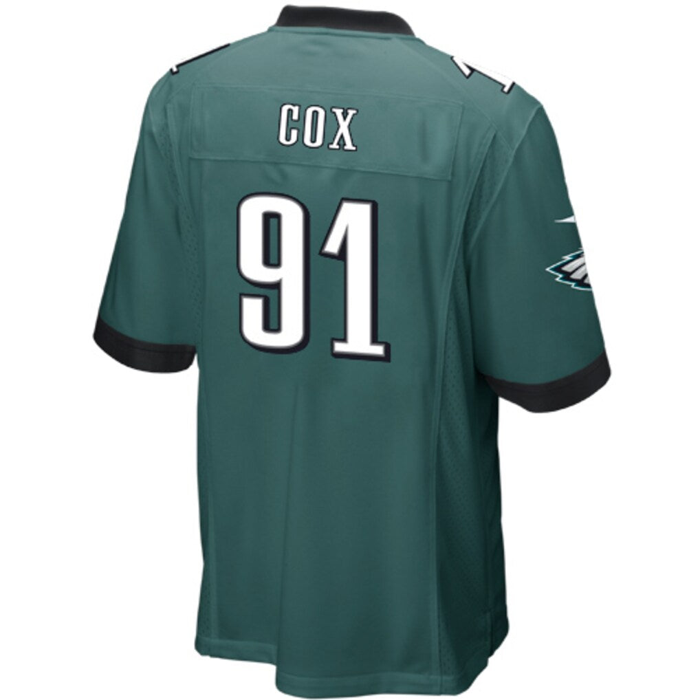 Mens Philadelphia Eagles Fletcher Cox Midnight Green Team Game Jersey